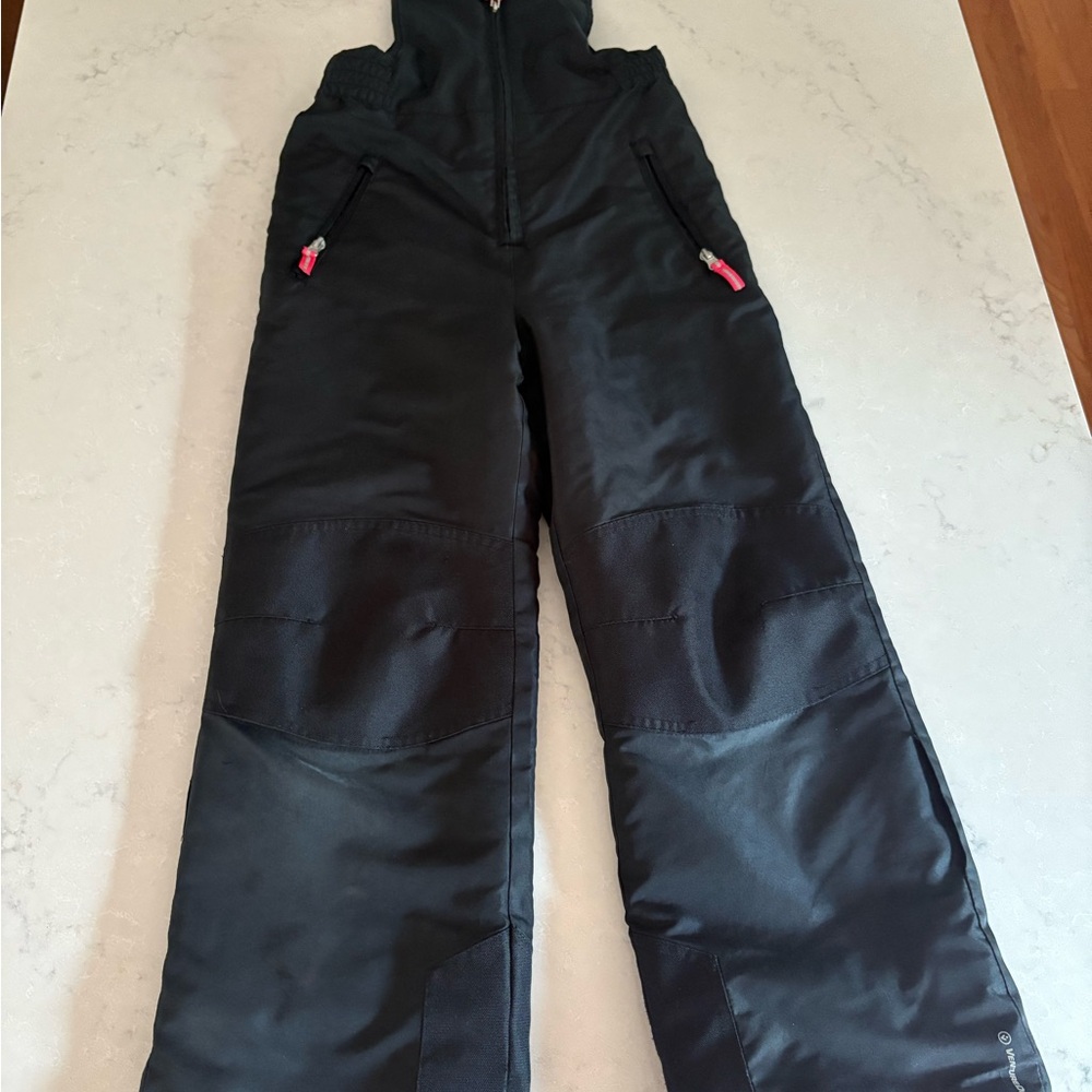 Kids Black Snow Pants